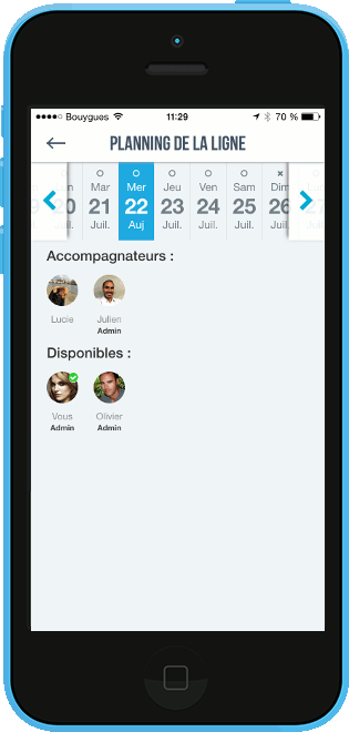 Organise the walking bus easily